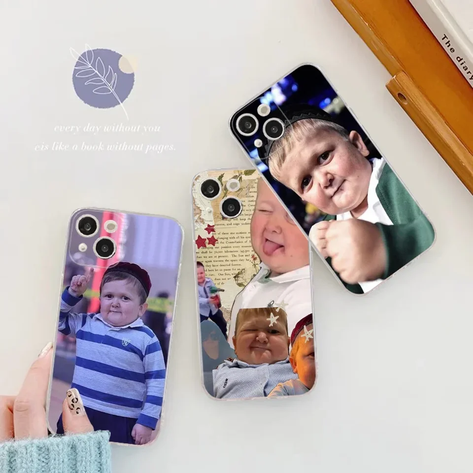 Funny Hasbulla telefónne puzdro pre iPhone 15 11 12 13 14 Mini Pro Max XR X XS TPU Clear Case pre 8 7 6 plus SE 2020