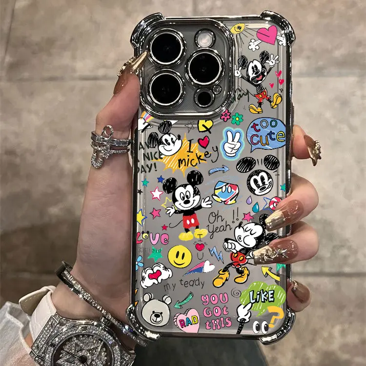 Funny Ins Cute Mickeys Mouse Puzdet pre puzdro pre Xiaomi Redmi 13C 14C 12c 10c 9a K50 Poznámka 13 12 11 10 9 4g 5g Shock odolný