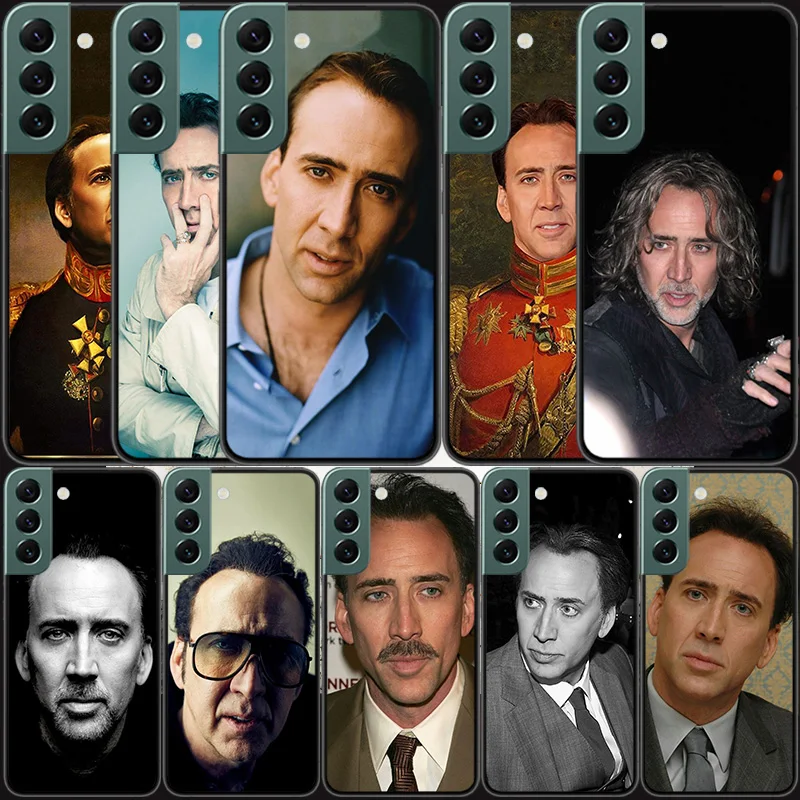 Funny Nicolas Cage Herec Telefón puzdro pre Samsung S8 S7 Galaxy Note 20 Ultra 10 Lite 9 8 M12 M21 M30S M31 M32 M51 M52 J8 J6 J4 Plu