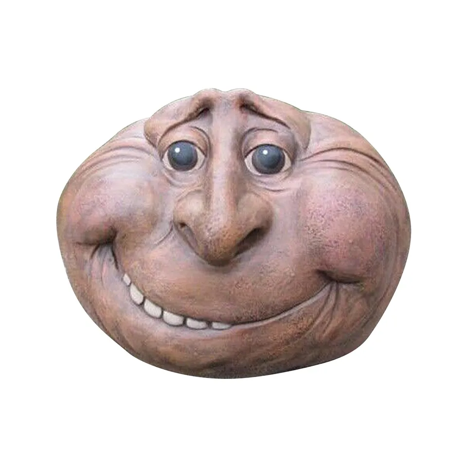 Funny Rock-Face Garden/Yard Art Sculpture Resin sochy mystickej záhrady kameň