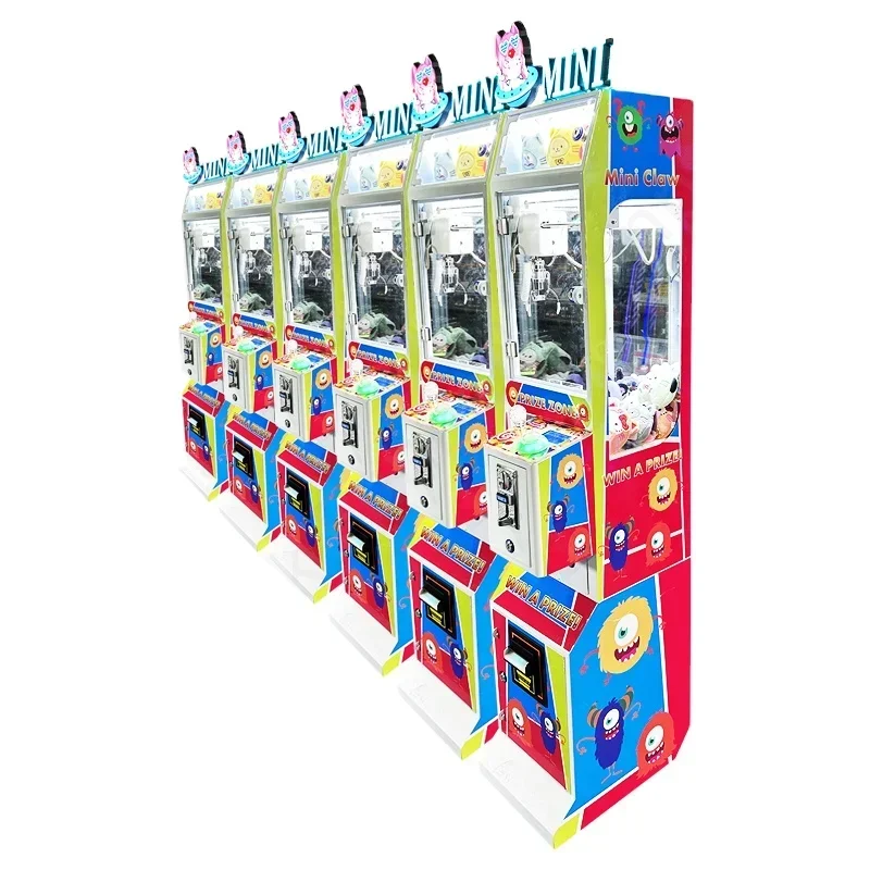 Funpark Hot Predaj Mini Claw Claw Craw Doll Machine Coin Operatné herné stroje