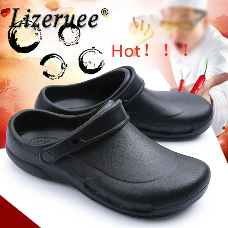 Fuqiao muži Eva Sandals Pánska kuchynská kuchyňa Pracovná topánky