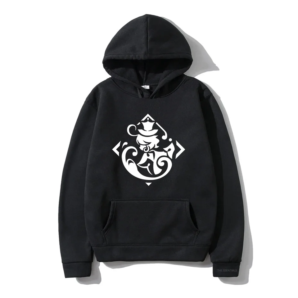 Furina Print Hoodie Hot Game Genshin Impact Dámske mikiny harajuku mikiny unisex neformálne s kapucňou pullové topy