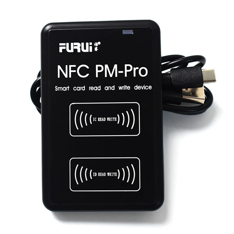 Furui nový PM-Pro RFID IC/ID kopírka duplicita FOB NFC Reader Writer Kufrovaný programátor USB UID Kopírovacia značka