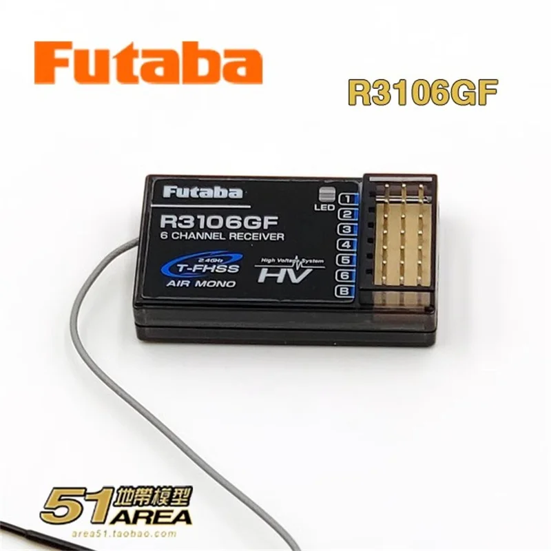 Futaba R3106GF Vysoký prijímač T-FHSS nepodporuje telemetriu bez autobusu S