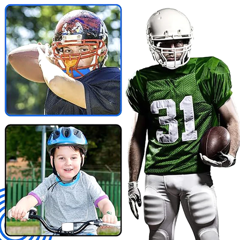 Futbalová brada na popruh prilba prilba brada kryt na cyklovanie Cyklovanie Cyklovanie Ochranná podložka Cycling Head Head Pad