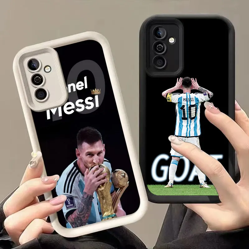 Futbalová superstar M-Messi telefón pre Samsung A13 A22 A33 A34 A35 A53 A54 A55 A73 5G A12 A14 A15 A16 A23 A24 A25 A25 A32 A52 A72 A72