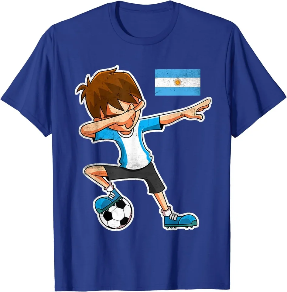 Futbalové futbalové argentína vtipné vintage cool darček unisex tričko