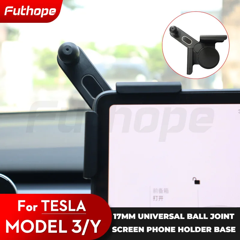 FUTHOPE 17MM BRACKET BRACKET BASE PRE TESLA MODEL Y MODEL 3 HIGHLAND ADHESIVE 360 stupňov FIRM FIRM UPOZORNENIA VAST HORIZON