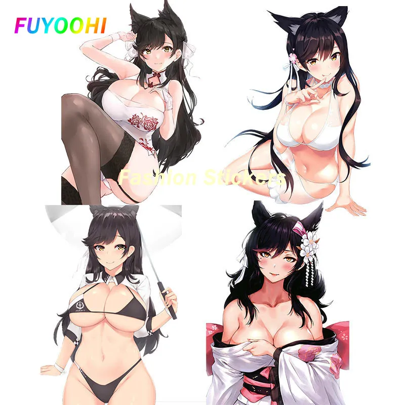 Fuyoohi Exteriér/ochrana módnych nálepiek Osobnosť anime Atago Azur Lane Sexy Girl Stupetre pre nálepku na motocykle