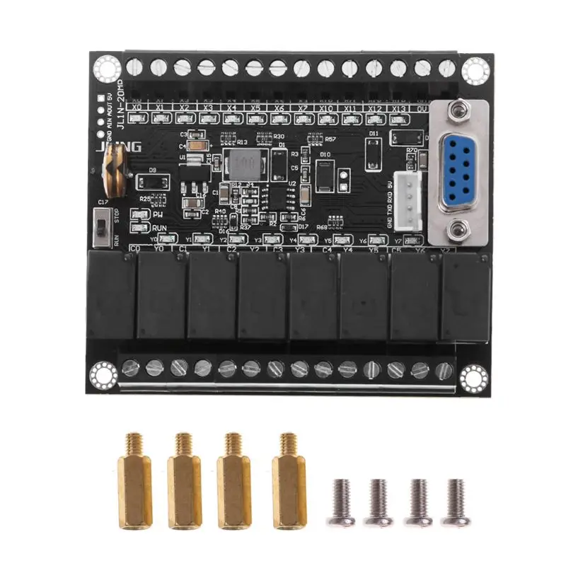 FX1N-20MR PLC Programovateľný riadiaci modul pre regulátor napätia DC 24V Priemyselný logický logický PLC radič