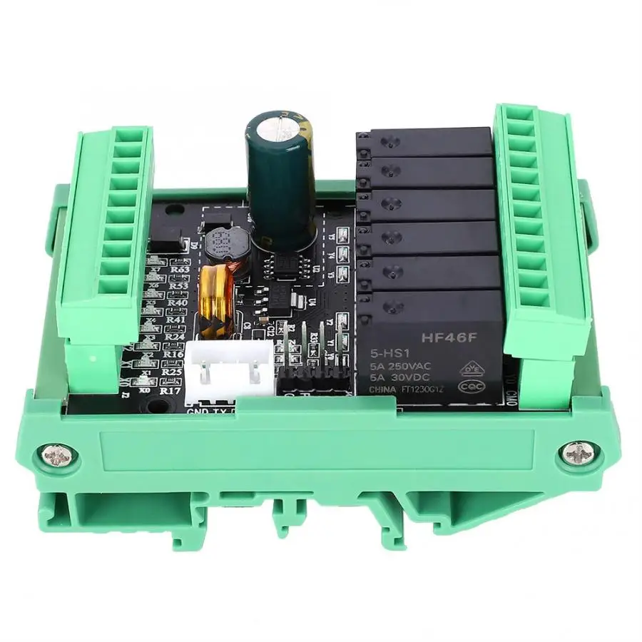 FX2N-14MR PLC RELAP RELEP RELEP RELUT MODUL 8 V 6 OUT 24VDC napájací zdroj so základným analógom 2AD 0-10V Vstup vysokorýchlostného počítania