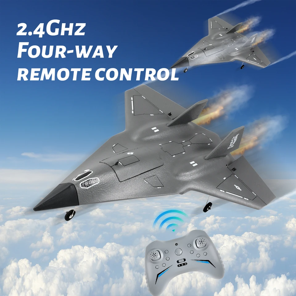 FX9672 RC Aircraft Four-Cannel Veľká veľkosť SR72 Bypass Fighterless Brushless Fixed Wing Outdoors Control Aircraft Model pre deti