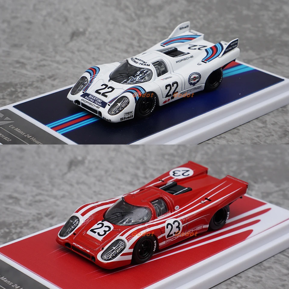 FY 1:64 mierka Diecast zliatiny Porsche 917k Racing Toys Model športového automobilu Klasická nostalgia pre dospelých Darček Suvenír Statický displej