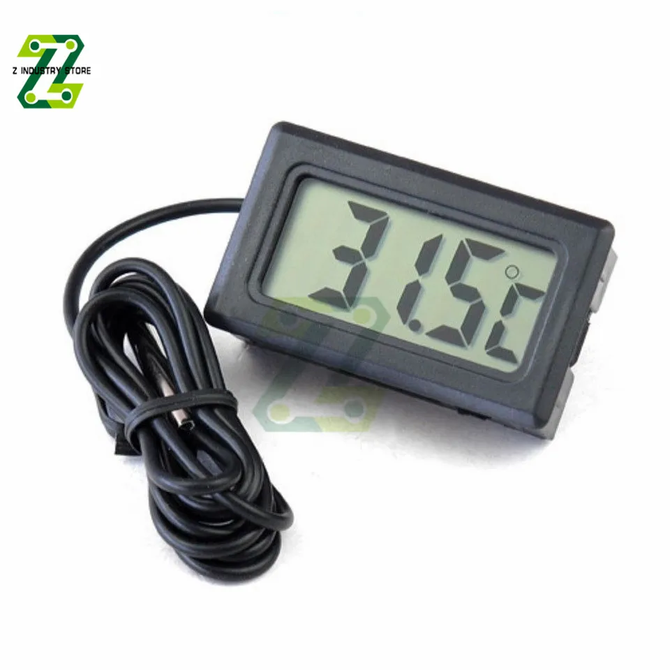 FY-10 LCD Digitálny teplotný teplota Teplota teplota TEMPERTAT TERMOSTAT TERMAL regulátor 1m káblovej sondy