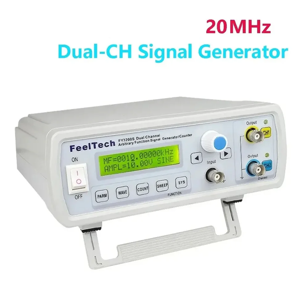 FY3200S 20 MHz Frekvenčný merač generátora duálneho kanála Generátora 40VPP FPGA integrovaný obvod 250 MSA/S DDS Funkčný zdroj funkcie SDEL