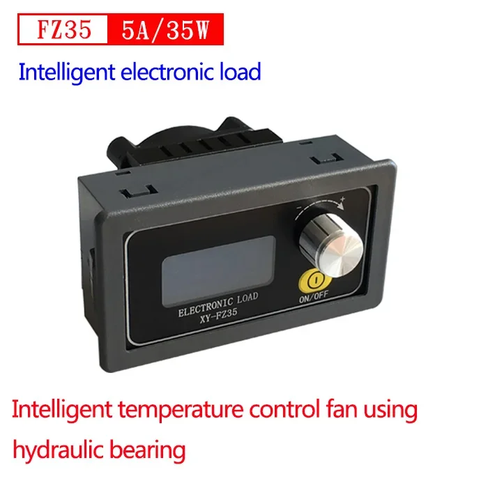 FZ35 Upravte elektronické zaťaženie konštantného prúdu 1,5 V ~ 25 V 5A 35W Vypúšťací kapacita testera batérie s komunikáciou TTL