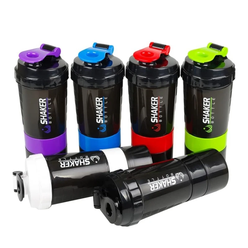Fľaša na úniku bielkoviny pre bielkoviny pre bielkovinové zmesi 3 vrstvy Twota Off Shaker Cup Sports Shaker Bottle pre bielkovinový prášok