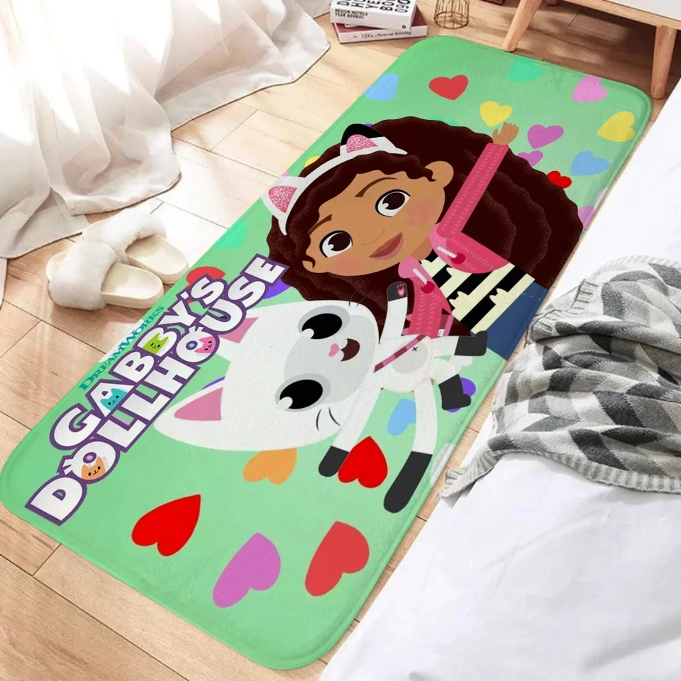 G-Gabbys Dollhouses podlahové koberec Mat Outdoor routera Vstupný dvere Dom dekorácie Domáce akstérie koberec v spálni rohože