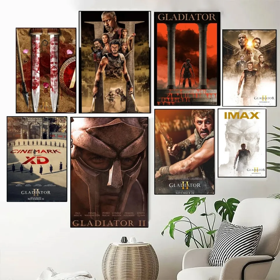 G-gladiator 2 plagát Fancy Wall Sticker pre obývaciu izbu Bar vintage dekoratívna maľba stredná maľba