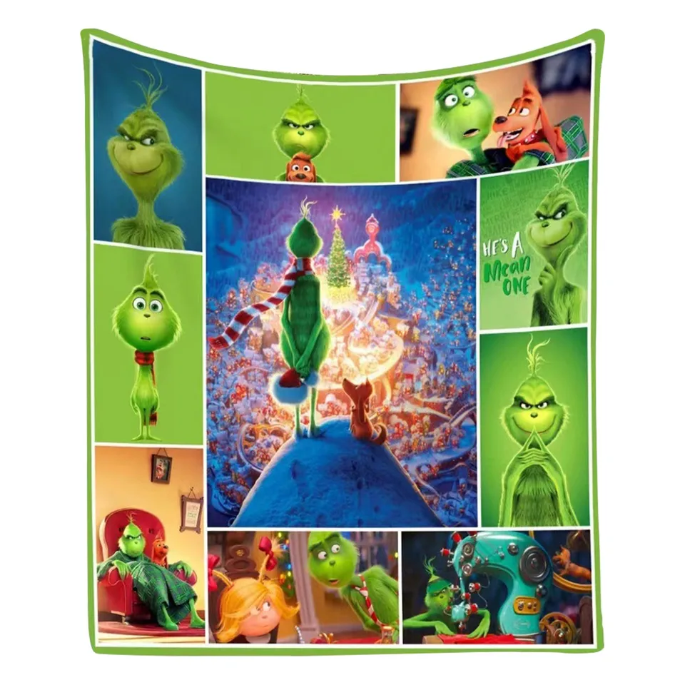 G-Grinch C-Christmas Retro Flags s viacerým výberom Living Studio Studio Interiér tapeta Art Decals 3D Design House Decorratio
