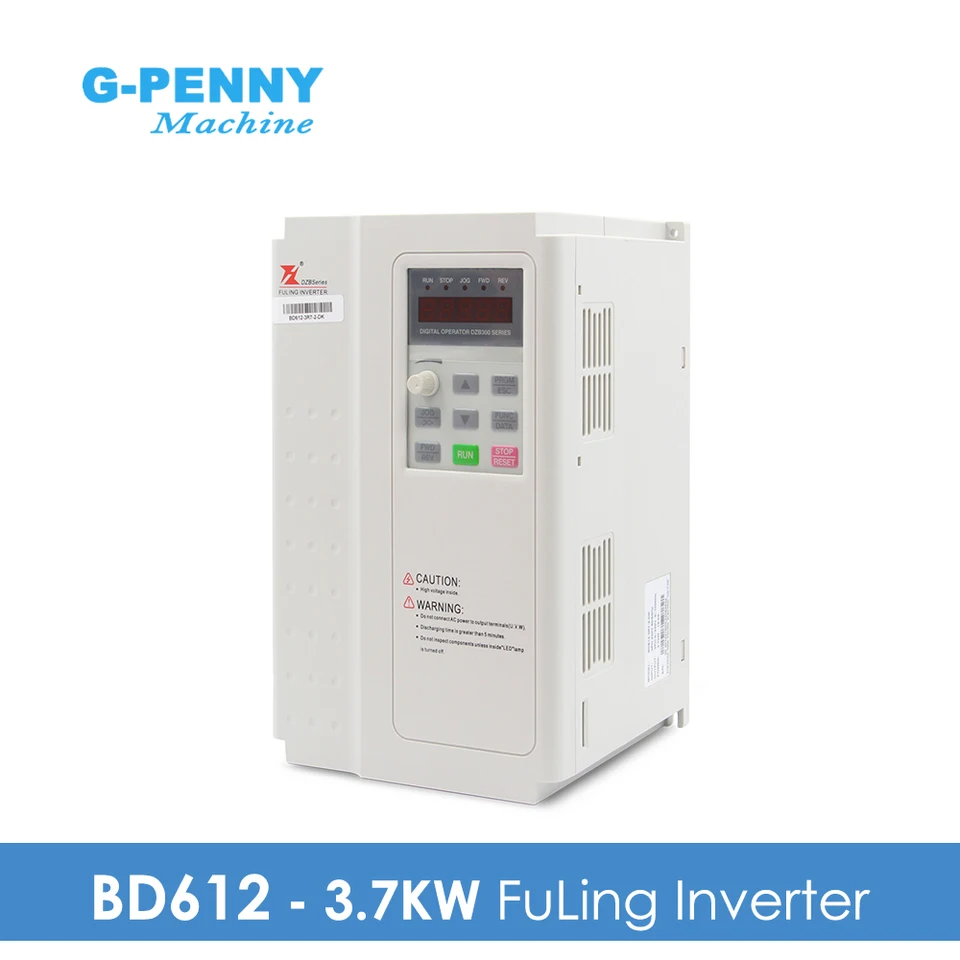G-PENNY 3,7KW Fuling BD612 220V / 380V VFD Variabilná frekvencia riadiaca premenná Frekvenčná jednotka VFD 3 fázový výstup