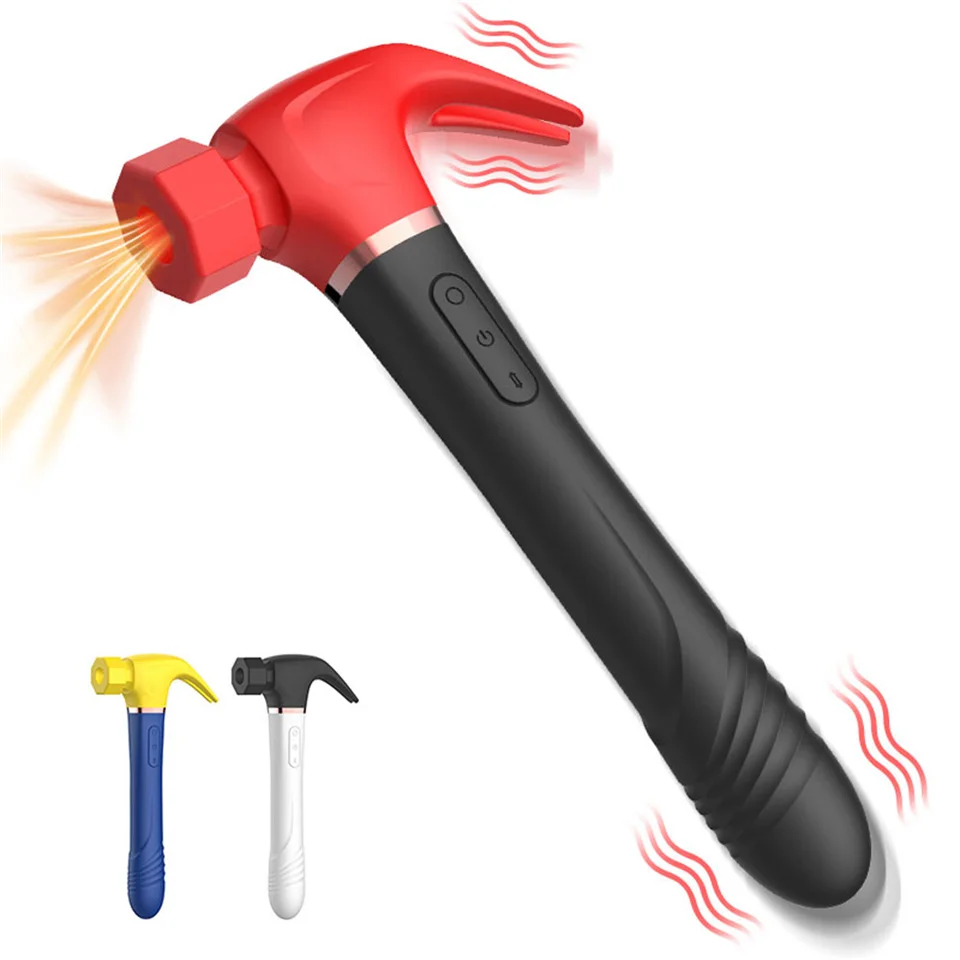 G Spot Vibrator 4 v 1 stimulátor klitorisu 7-frekvenčné sanie kladivo kladivo sušič vaginálny masáž dospelých pre dospelých pre pár pre pár