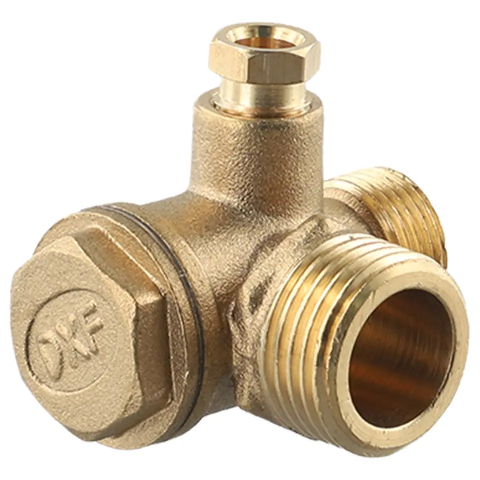 G1/2 3-portový vzduchový kompresor Skontrolujte ventil Connect Potrubie Kontrola konektora ventilu Vzduchový kompresor Výmena pneumatických častí