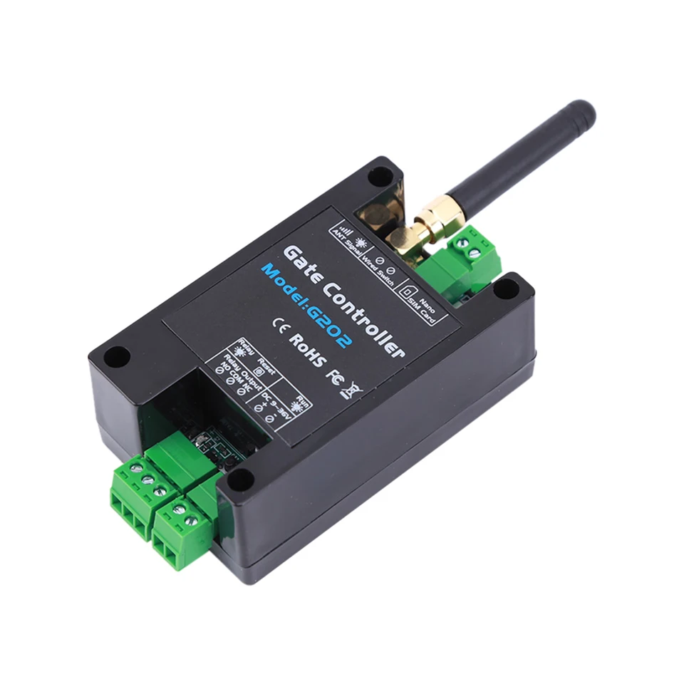 G202 GSM Gate Opener WiFi Controller GSM Dverový relé prepínač Free Call Mobile Phone 4G Diaľkový ovládač pre garážové dvere Runy