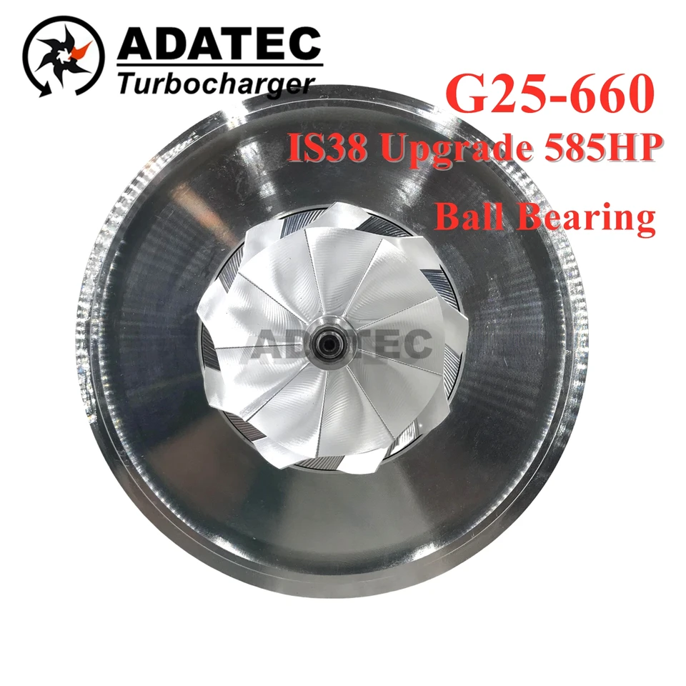 G25-660 Upgrade Turbo Chra IS38 TURBINE CARTRIDGE GULLESE 585HP 06K145702H 06K145874G pre Audi S3 2.0 TFSI (8V) DJHB 2016-