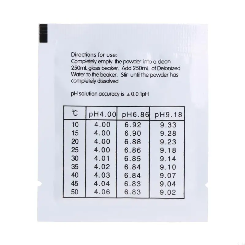 G2AA 20 balenia PH Meter Buffer Roztok Prášok pre presnú a ľahkú kalibráciu pH, kalibračné práškové roztok kalibrácie 4.01/ 6,86