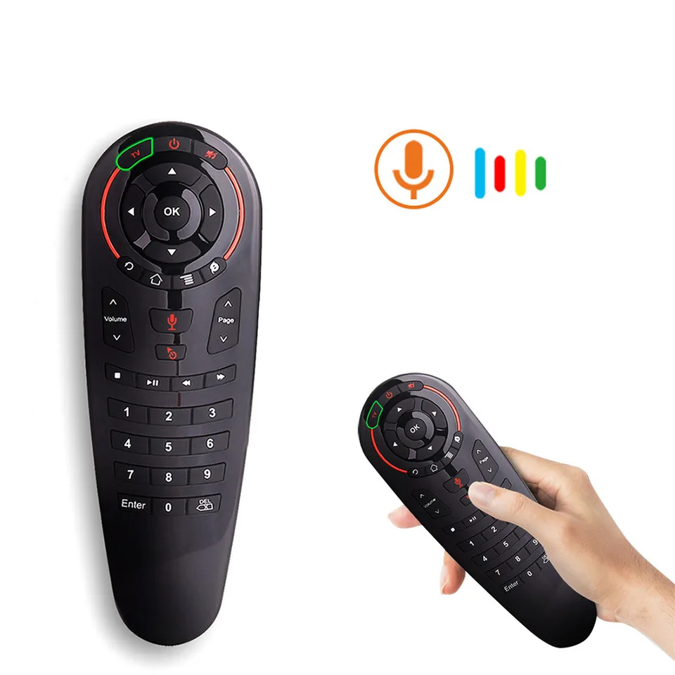 G30 diaľkové ovládanie 2.4g Wireless Voice Air Mouse 33 Klávesy