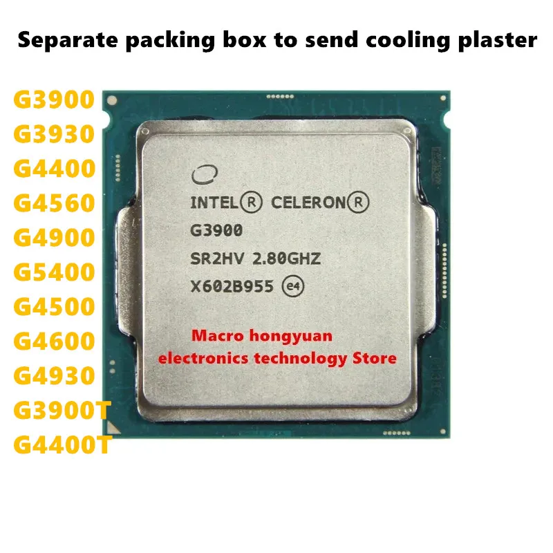 G3900T G3930T G4520 G4400 G4560 G5925 G4920 G4900T G5400 G4500 G4600 G5920 G4930 G4400T G5905 CPU ILLEMMCI SR2HV LGA 1151 TEPSI