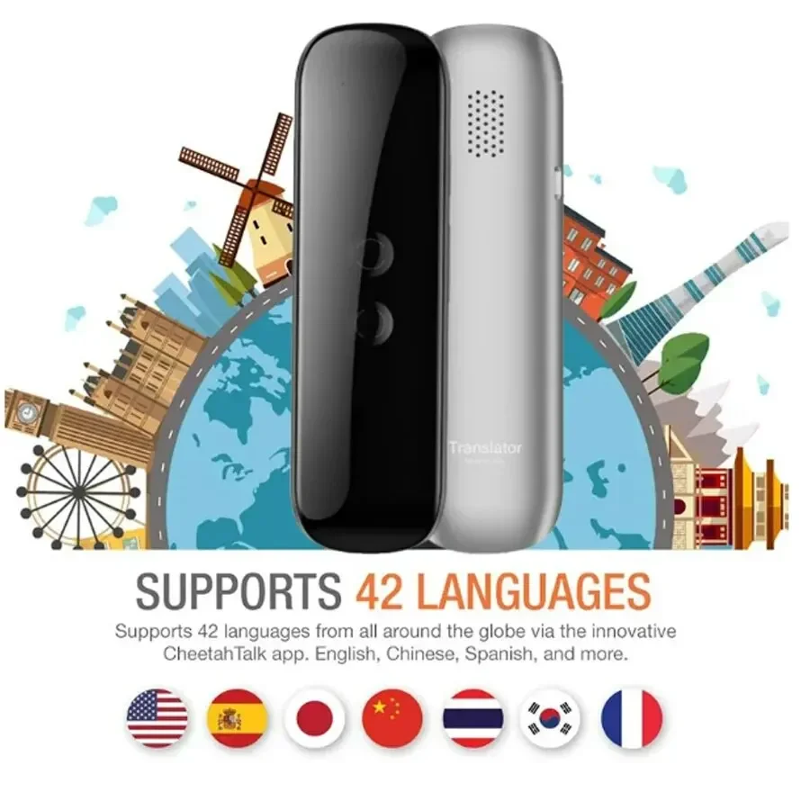 G5 Voice prekladá 40 Lingue Multi Lingue Traduttore Wireless A 2 Vie A Traduzione Istantanea App Dispositivo Bluetooth