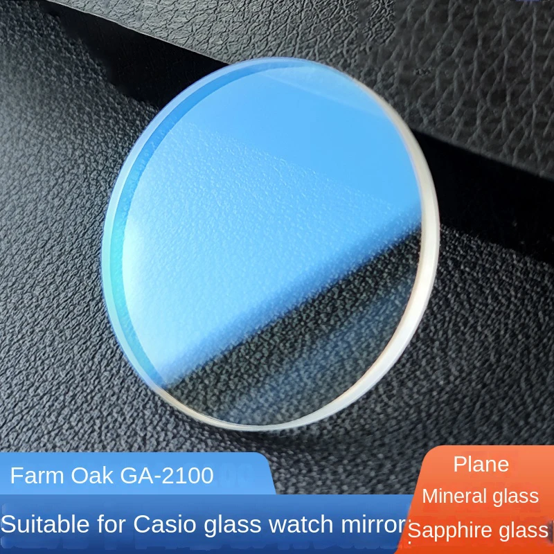 GA-2100 Sapphire Glass pre Casioak Mod Accessories GA2100 GA2110 GM2100 Watch Mirror GA-2110 GM-2100 Modrá červená priehľadná šošovka