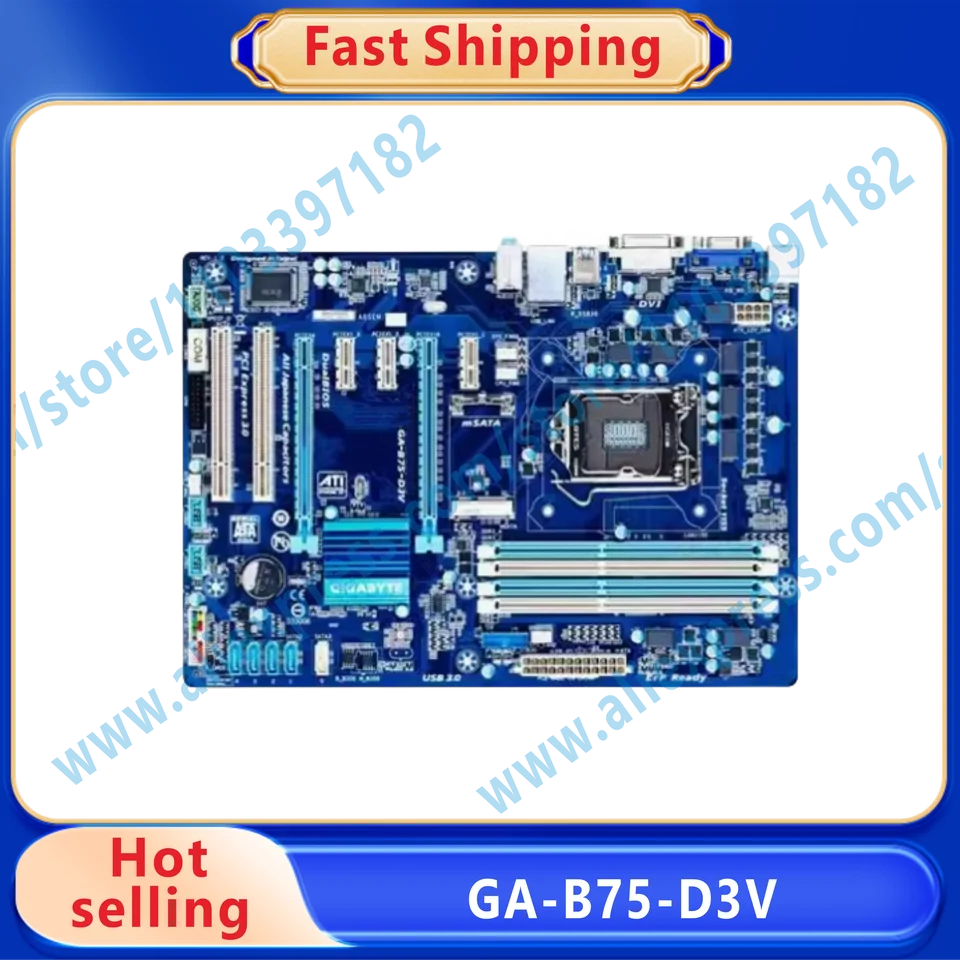 GA-B75M-D3V Desktop základná doska B75 LGA 1155 I3 i5 i7 DDR3 16 GB Micro ATX