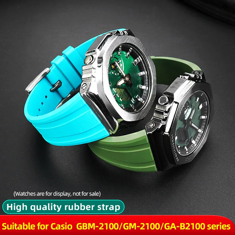GA2100 Vysoko kvalitné rýchle vydanie gumové hodinky pre Casio GA-2100/2110 GM-2100 GM-5600 Sports Silikone Watchstrap Príslušenstvo
