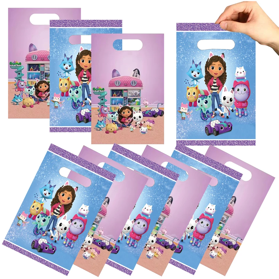 Gabby Dollous Party Divácia Darčekové tašky Cat Cat Candy Loot Bag pre bábätko