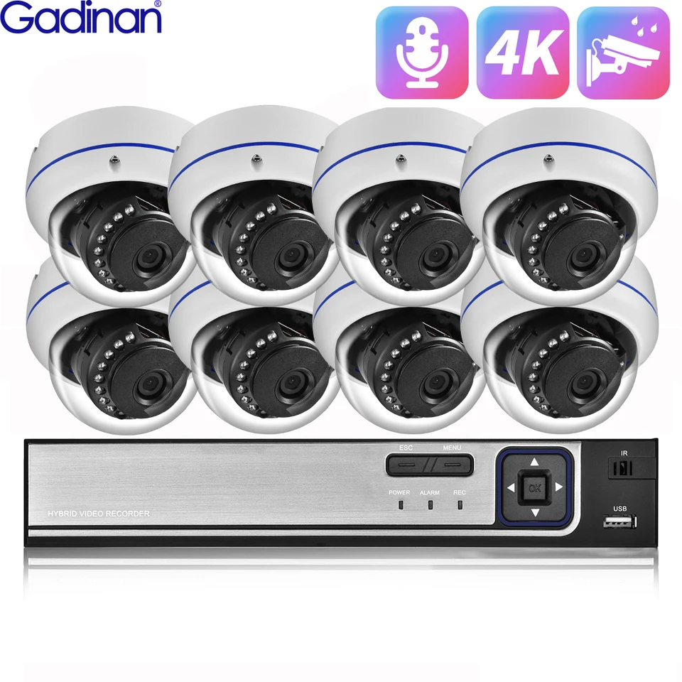 Gadinan 8MP DOME RIUT COMERAP SIT
