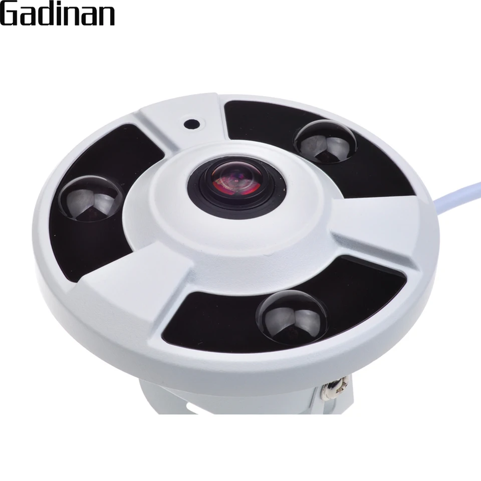 Gadinan Ahd Camera 5MP 2MP 1080p Panoramatická 1,7 mm šošovka 360 stupňov Fisheye Camera AHDH 1080p Full HD CCTV fotoaparát
