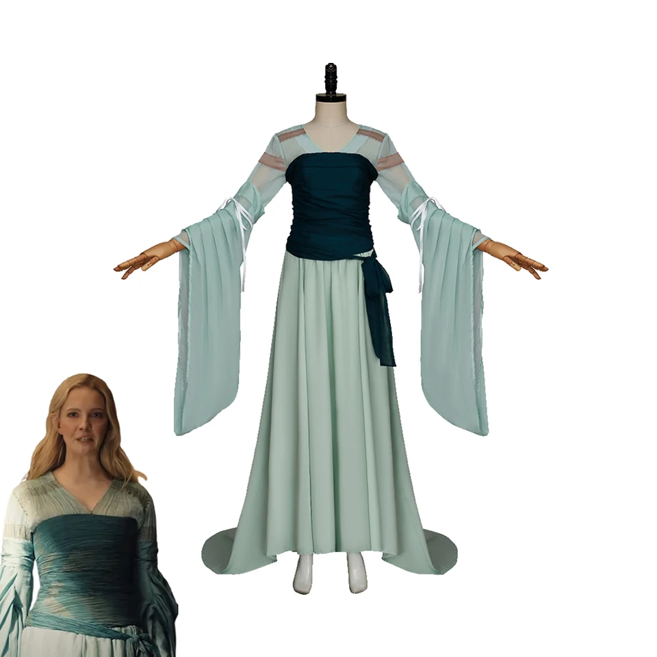 Galadriel Cosplay Artanis Nerwen Cosplay kostým Comiccon Girdle Top sukň