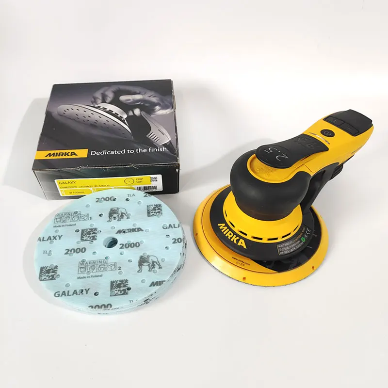Galaxy Mirka-tjing kozmetické auto brúsenie papier papier suché leštenie kolo 6 palcov 150 mm hnutia drevoworking nábytok tvrdý