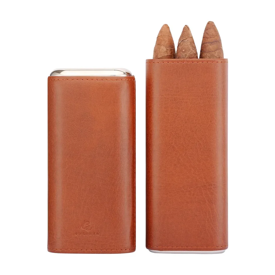 Galiner Cigar Puzdro prenosné trendy cestovné cigarety zvlhčovacia skrinka Cigar Box Špeciál s tromi balenia