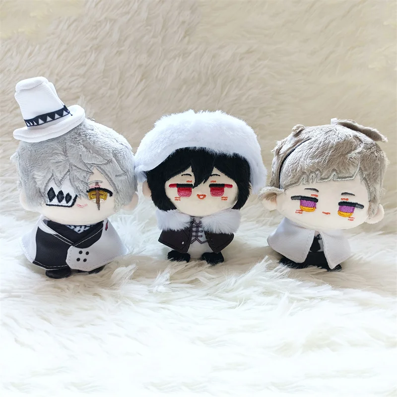 Game Anime Cosplay dazai Osamu Nakahara Chuuya Gogol Pendant Fyodor Dostoyevsky Ryunosuke Akutagawa Edogawa Rampo Rampo Plush Keychain