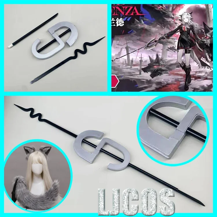 Game Arknights Lappland Dekadenza Cosplay meč Halloween vianočné ozdobné party replika zbrane