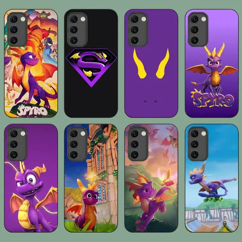 Game Dragon Spyro telefón puzdro pre Samsung Galaxy S20 S21 S22 S23 Fe Lite Plus Ultra Note Shell