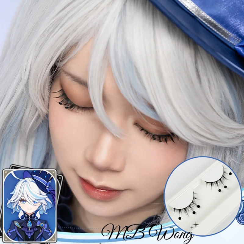 Game Genshin Impact Furina Cosplay Riká furina riasy Foting Foting Riká s tromi kamienkami rola rola halyen karneval