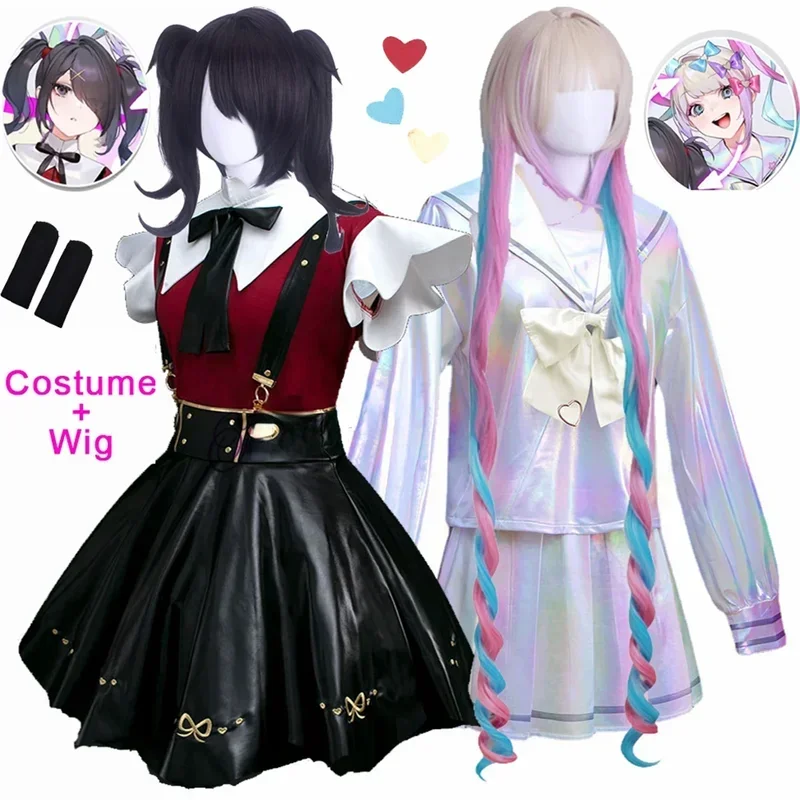 Game Needy Girl predávkovanie anime cosplay kostým parochň