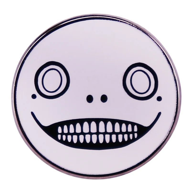 Game Nier Automata Emil Cosplay kostýmy rekvizity kovové odznaky klopne pin zliatiny batohové bohové doplnky