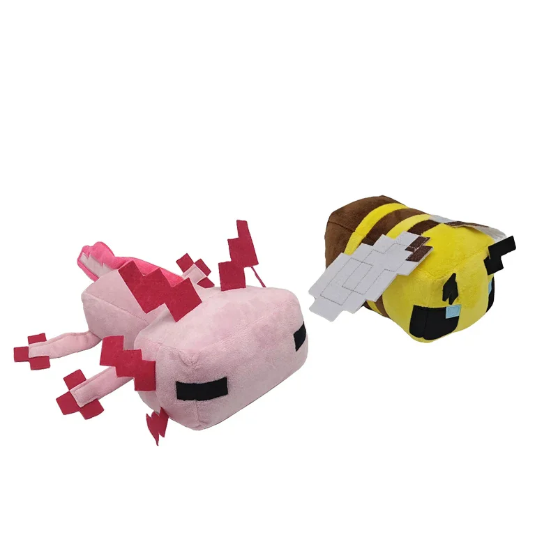 Game plyšová bábika anime roztomilý axolotl plnené zvieracie plyšové hračky Pink Axolotl Plushie vankúš Doll Doll